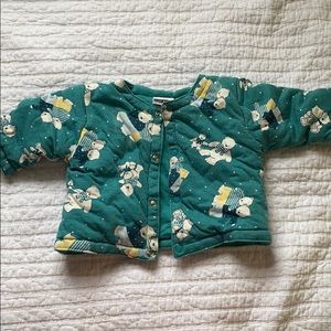 Vintage Polar Bear Print Sweater